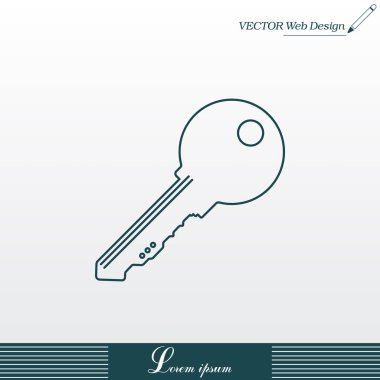 Web simgesi. Anahtar