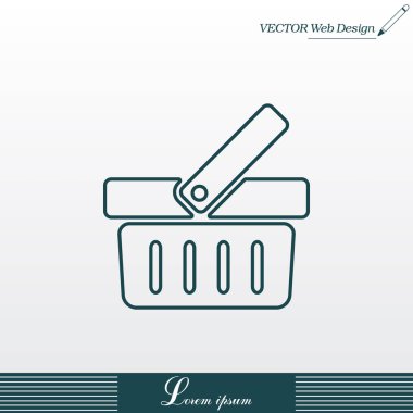 Alışveriş sepeti simgesi