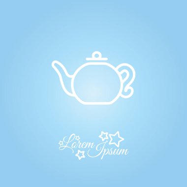 Çaydanlık çizgisi simgesi