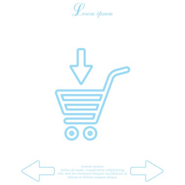 Alışveriş arabası simgesi