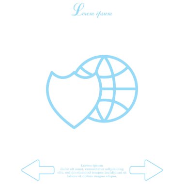 Dünya küre kalkan kutsal kişilerin resmi