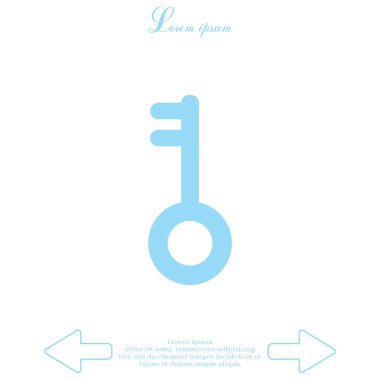 Anahtar basit simgesi