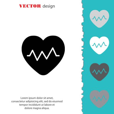 kalp kardiyogramı simgesi