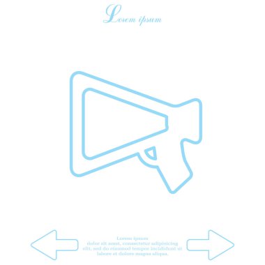 Hoparlör satırı simgesi