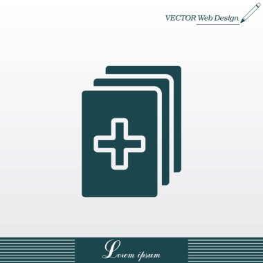 tıbbi kayıtları simgesi