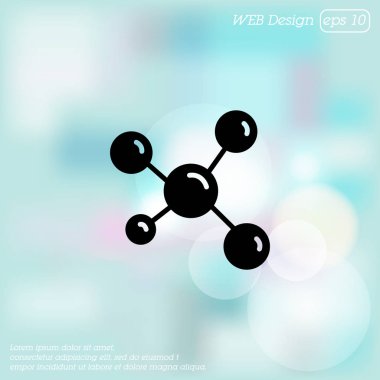molekül web simgesi