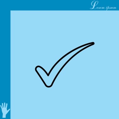 onay kutusunu satırı simgesi