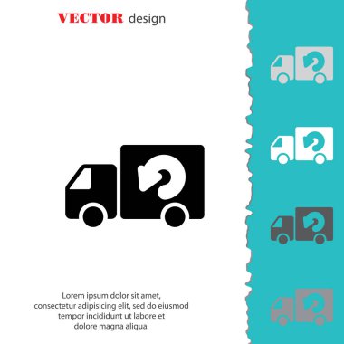 Teslimat kamyonu simgesi