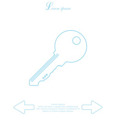 Web simgesi. Anahtar