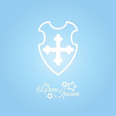 Düz simgesi ile kalkan