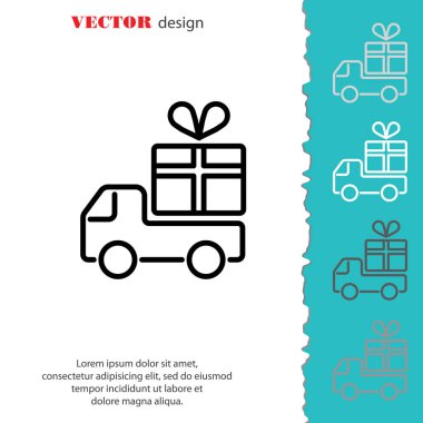 bir hediye ile kamyon