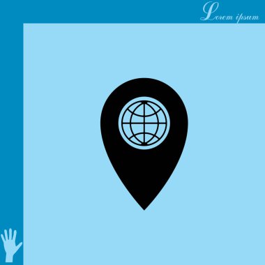 İşaretçi düz simge ile göster