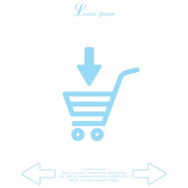 Alışveriş arabası simgesi