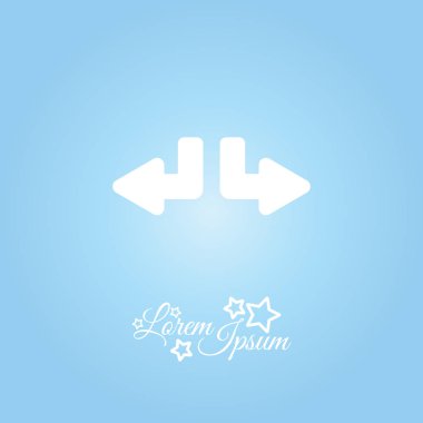 oklar satırı simgesi