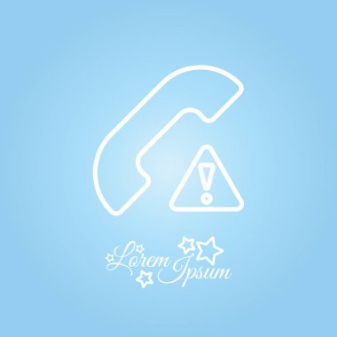 Uyarı arama simgesi