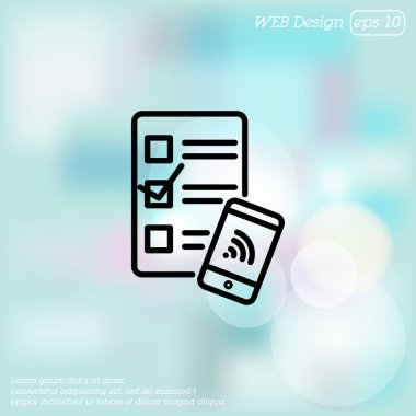 Denetim listesi satırı simgesi