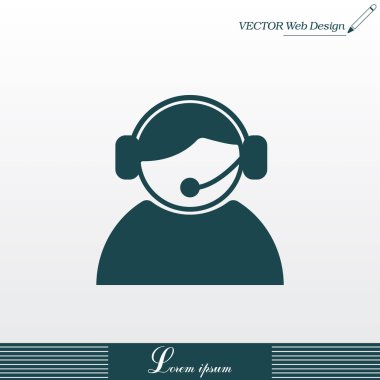 işleci ile kulaklık simgesi