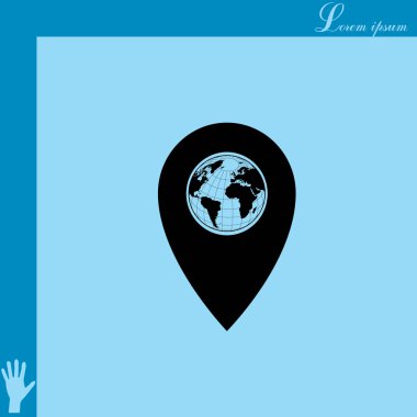 İşaretçi düz simge ile göster