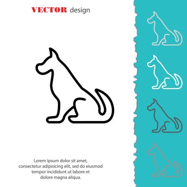 köpek web satırı simgesi