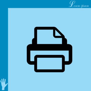 Bada bum düz simgesi