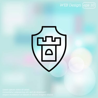 kalkan satırı simgesi