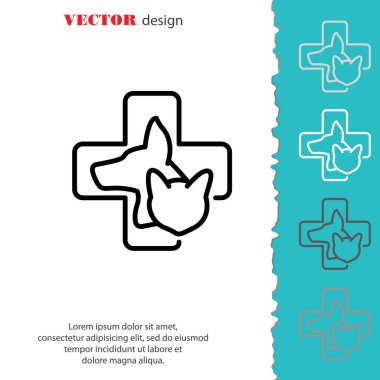 Veteriner ilaçları simgesi.