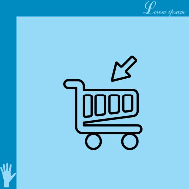 Alışveriş arabası simgesi