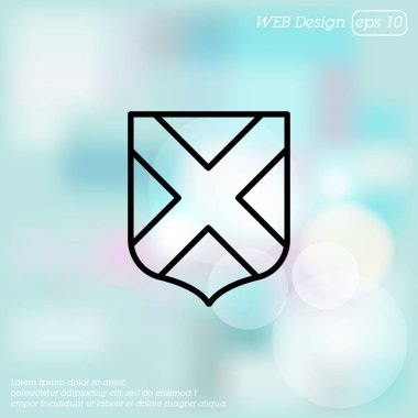 kalkan satırı simgesi