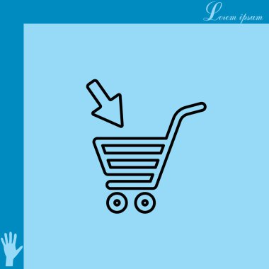 Alışveriş arabası simgesi