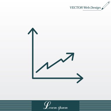 grafik satırı simgesi