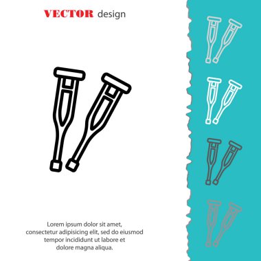 Koltuk değneği Web simgesi