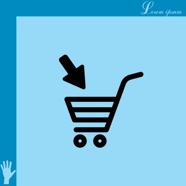 Alışveriş arabası simgesi