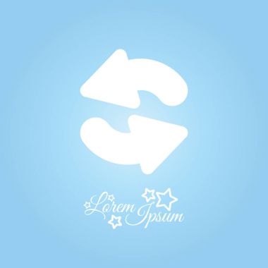 satırı simgesi geri dönüşüm okları