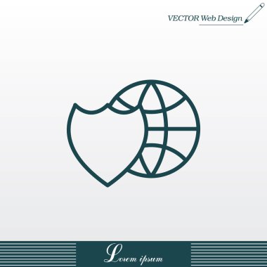 Dünya küre kalkan kutsal kişilerin resmi