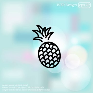 Ananas satırı simgesi