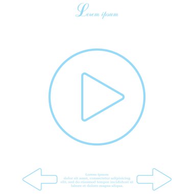 düğme web simgesi oynamak