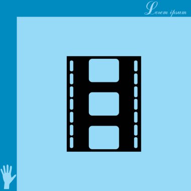 Film düz simgesi