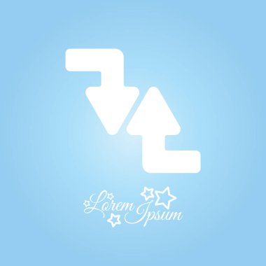 oklar satırı simgesi