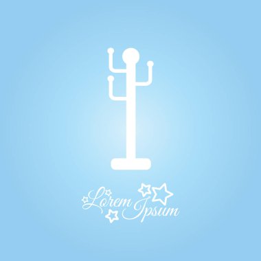 Raf askı düz simgesi