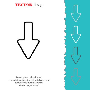 Satırı simgesi aşağı ok