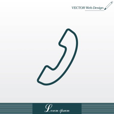 telefon cep telefonu simgesi