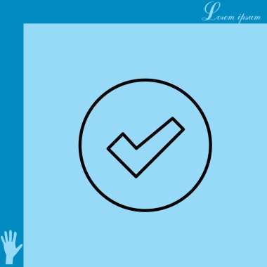 onay kutusunu satırı simgesi