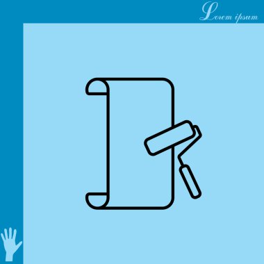 boya silindiri simgesi