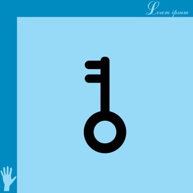 Anahtar basit simgesi