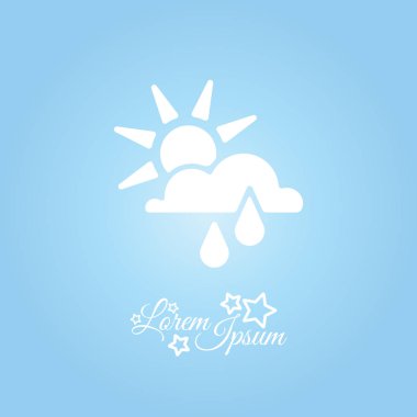 Güneş, bulutlar ve yağmur