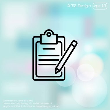 Denetim listesi web satırı simgesi