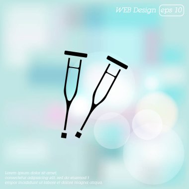 Koltuk değneği Web simgesi