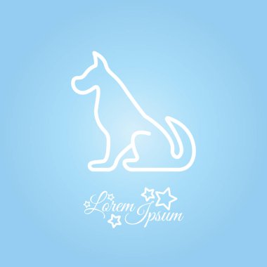 köpek web satırı simgesi