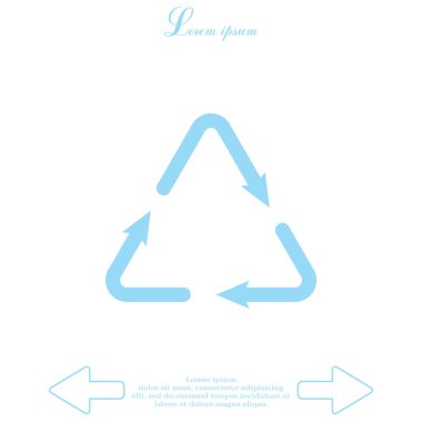 düz simgesi işleme atık