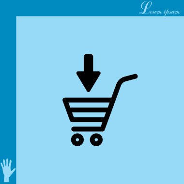 Alışveriş arabası simgesi